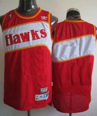 Men & Youth Customized Atlanta Hawks Red Throwback Jersey-0